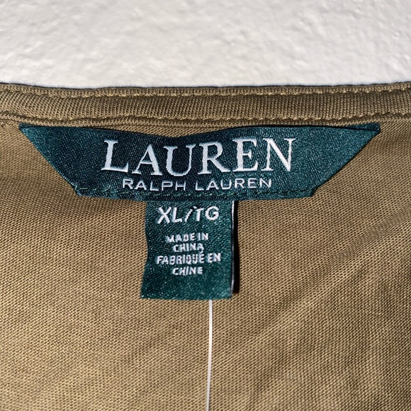 ralph lauren olive green top - Picture 3 of 3
